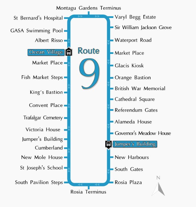Image of Bus Tracker Route 9