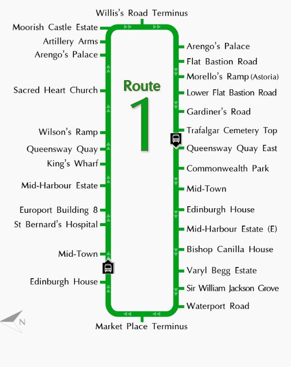 Image of Bus Tracker Route 1