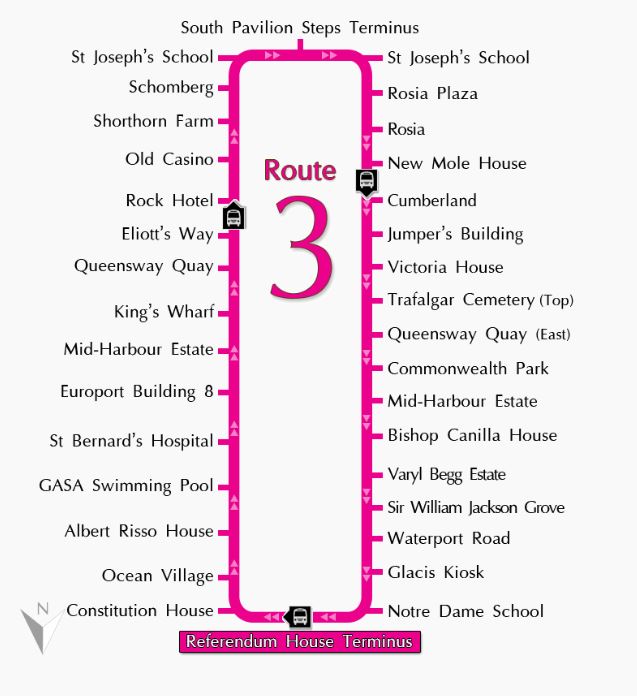 Image of Bus Tracker Route 3