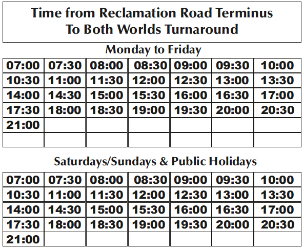 Image of Route Timetable 8 3
